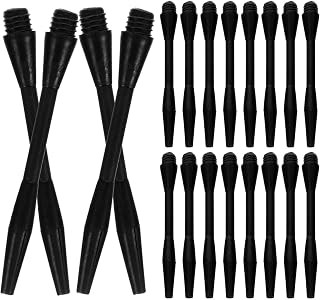 Toyvian 60pcs Nylon Threaded Dart Replacement Stems with Textured Surface