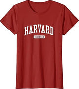 Harvard Nebraska NE Vintage Athletic Sports Design T-Shirt