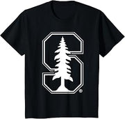 Stanford Cardinal Two Tone Black Officially Licensed T-Shirt