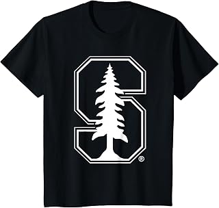 Stanford Cardinal Two Tone Black Officially Licensed T-Shirt