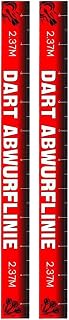 Repositionable Dart Toe Line Marker 2 Piece Throw Line Floor Stickers Tape