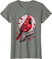 Cardinal Bird Red Cardinal Animal Nature T-Shirt