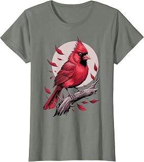Cardinal Bird Red Cardinal Animal Nature T-Shirt