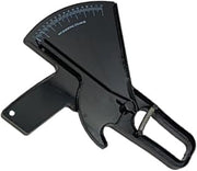 Accurate Skin Fold Caliper Tool for Individual Fitness, Black