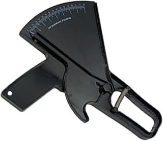 Accurate Skin Fold Caliper Tool for Individual Fitness, Black