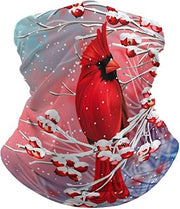 Winter Cardinal Neck Gaiter for Men Women