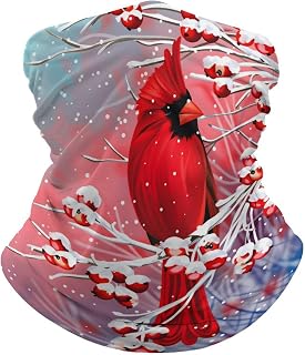 Winter Cardinal Neck Gaiter for Men Women