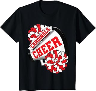Cardinals Cheer for Cheerleading Team Spirit T-Shirt