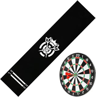 Dart Mat for Floor Protection, Non-Slip Heavy Duty Crystal Velvet with Oche Strip Lines, Ideal for Recreation Centers, Sports Clubs, Offices, Break Rooms, and Garages