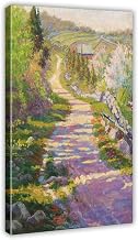 Newell Convers Wyeth,Country Lane Canvas Wall Art Print Poster For Home School Office Decor Frame 16" L X 24" W