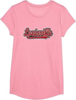 Louisville Cardinals Cursive Officially Licensed T-Shirt