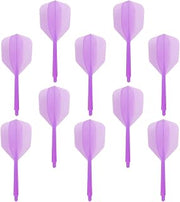 BESPORTBLE 10pcs Dart Tail Wings Replaceable Plastic Integrated Flights