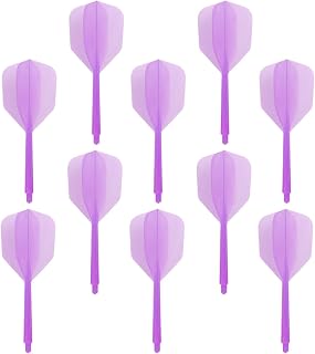 BESPORTBLE 10pcs Dart Tail Wings Replaceable Plastic Integrated Flights