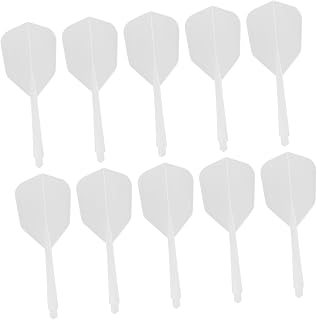 10pcs Dart Tail Wings Integrated Plastic Flights for Stable Throwing