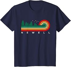 Evergreen Vintage Stripes Newell, Pennsylvania T-Shirt