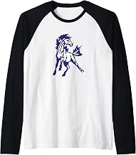 Newell-Fonda Mustangs Raglan Baseball Tee