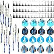 Aluminum Alloy Set, 12 Pcs Soft Safety Tip Darts for Home Game