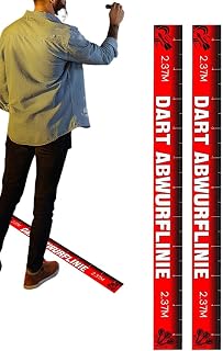 Dart line Floor Sticker – Repositionable Waterproof Tape Durable Easy Setup