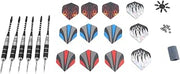 Steel Tip Darts Set with Knurling and Grooves