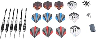 Steel Tip Darts Set with Knurling and Grooves