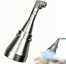 Rotary Air Knife Blower, Aluminum Alloy High Speed Drying Nozzle, Up to 25 RPS Rotation Speed, Up to 40:1 Air Compression Ratio, Efficient Water and Dust Removal, for Metal Part Cleaning