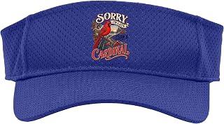 Sorry I'm Late I Saw a Cardinal Lover Birdwatcher Birder Sport Sun Visor