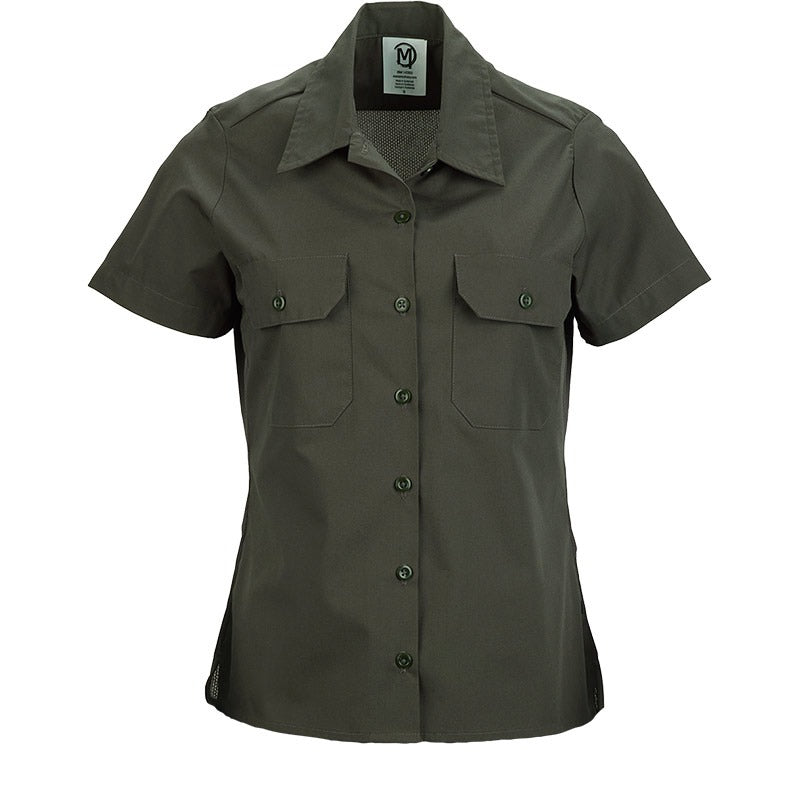 Mercer Culinary Metro Edge Brewer Shirt, Green - M