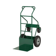 Little Giant Steel Hand Truck, 800 lb. Capacity, Green - Loop 10" Pneumatic
