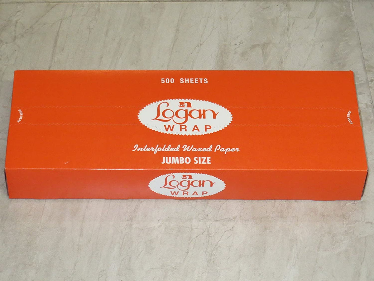 logan Interfolded Dry Waxed Deli Paper, 10.75 Length X 15 Width, White- 500 sheets