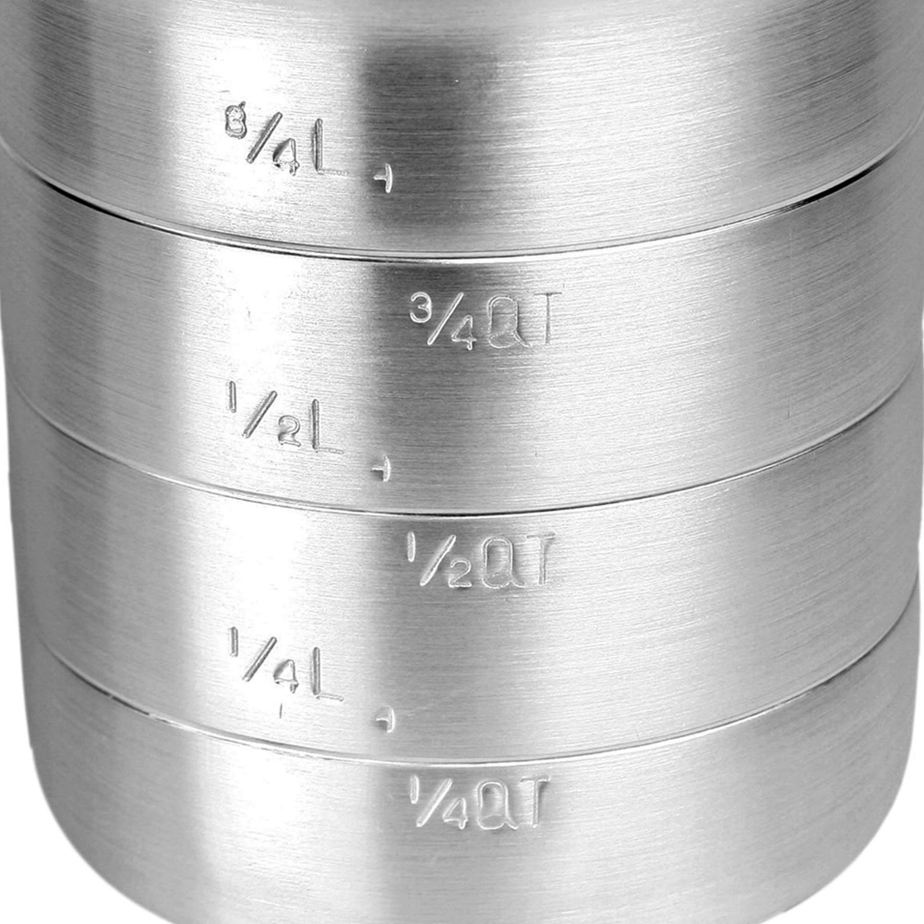 Thunder Group Liquid Measure, 1 Quart, Silver view 3