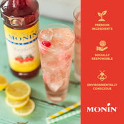 Monin - Sugar Free Raspberry Syrup, Sweet and Tart, Great for Cocktails and Lemonades, Gluten-Free, Non-GMO (750 ml) view 4