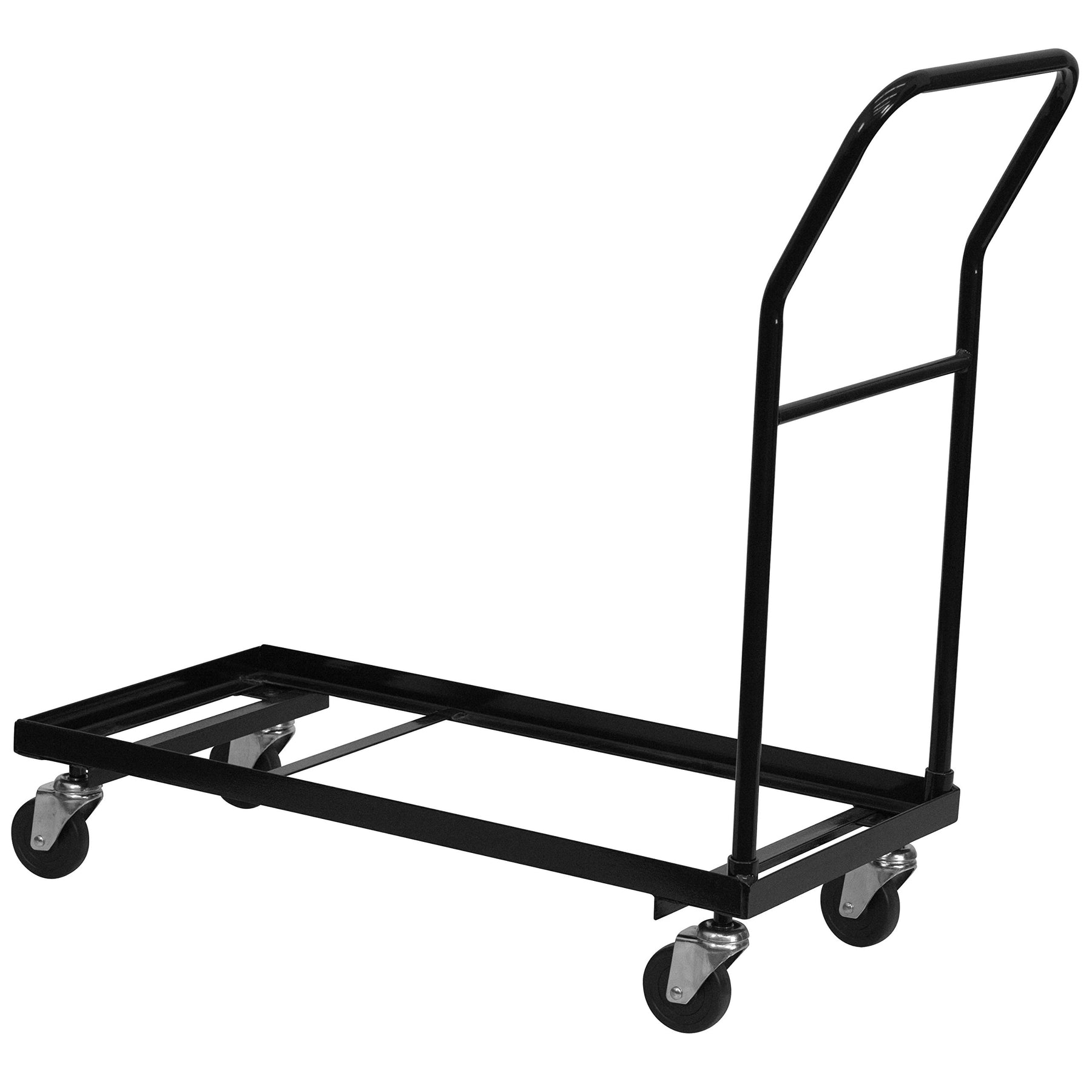 Flash Furniture L-Shaped Folding Chair Dolly, Black