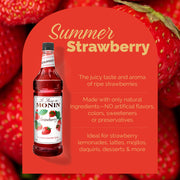 Monin Strawberry, 48-Ounce Packages (Pack of 4) view 3