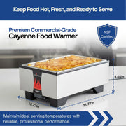 Vollrath 71001 Cayenne Full-Size Countertop Food Warmer, 700-Watt view 2
