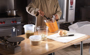 Cambro Food Storage Container (12 Pack) - Round Series - 8 QT (Quart) - Commercial Grade for Food Prep (Clear) view 3