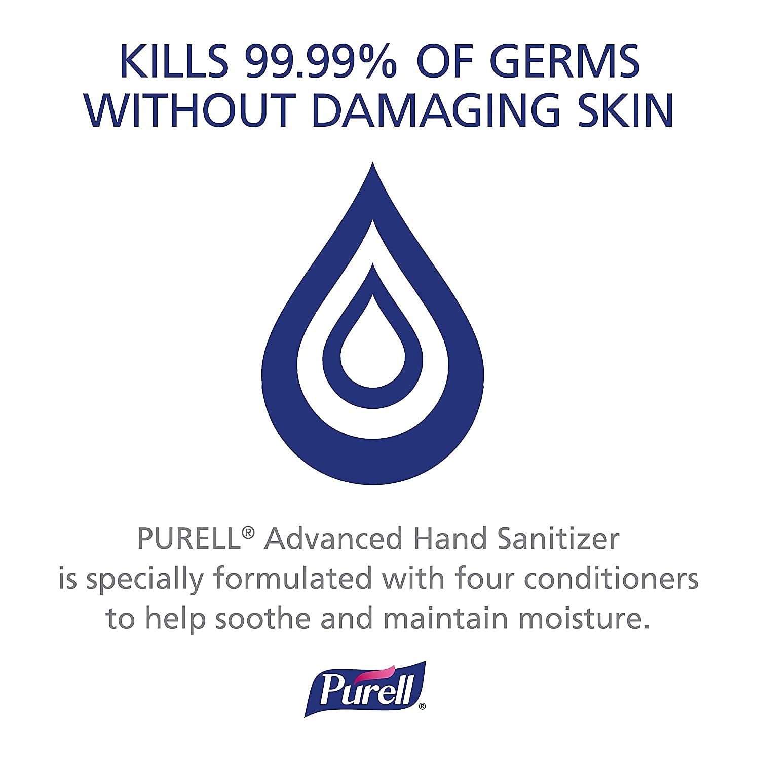Purell Advanced Hand Sanitizer Foam, Clean Scent, 1200 mL Hand Sanitizer Foam Refill for Purell TFX Touch-Free Dispenser (Pack of 2) - 5392-02 view 6