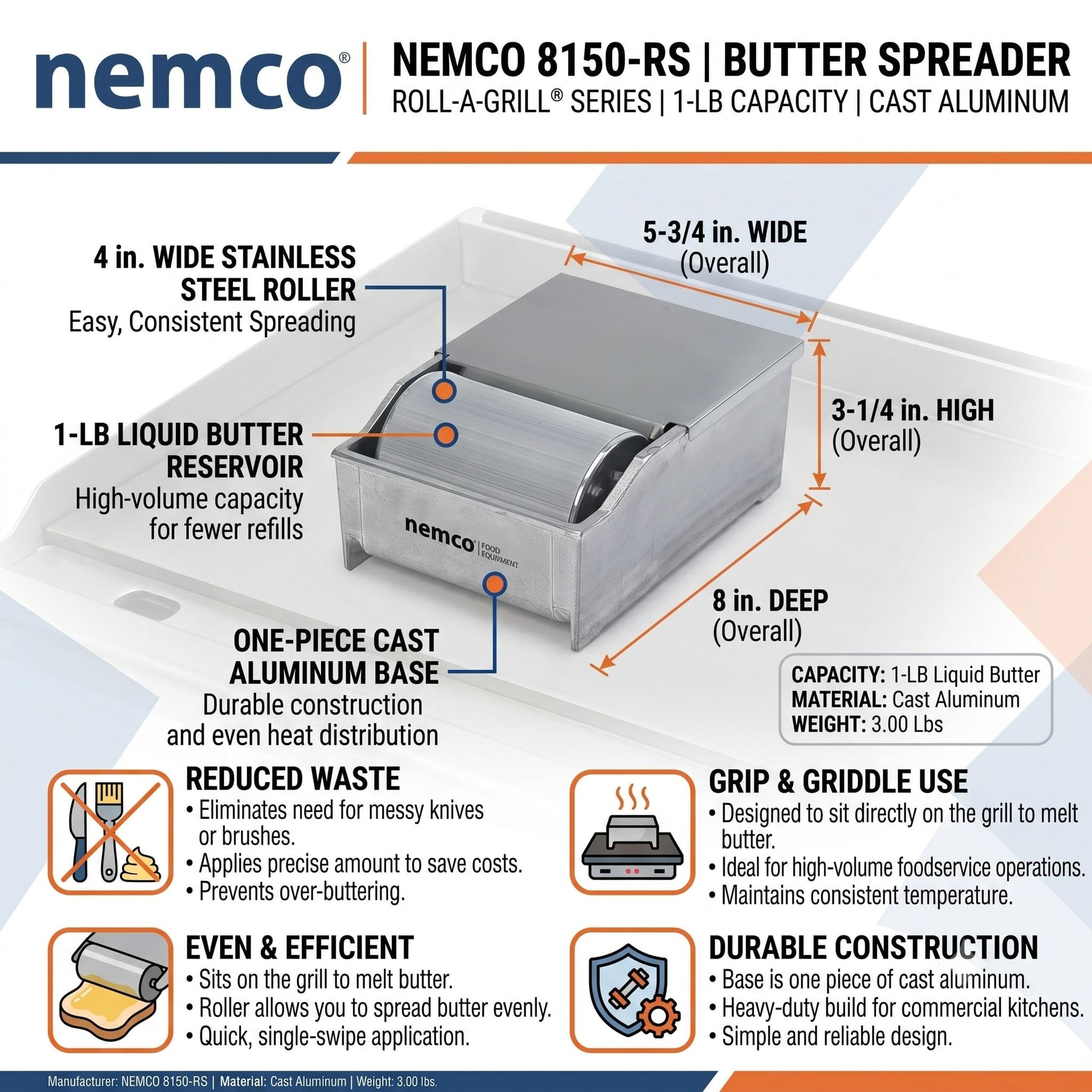 Nemco Butter Spreader view 6