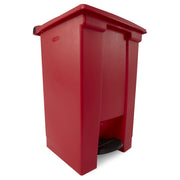 Rubbermaid Commercial Products Legacy Step-On Trash Can/Container, 12-Gallon, Red, Hands-Free Sanitary Use Garbage Can for Medical Waste in Hospitals/Lab/Emergency/Patient Rooms view 2