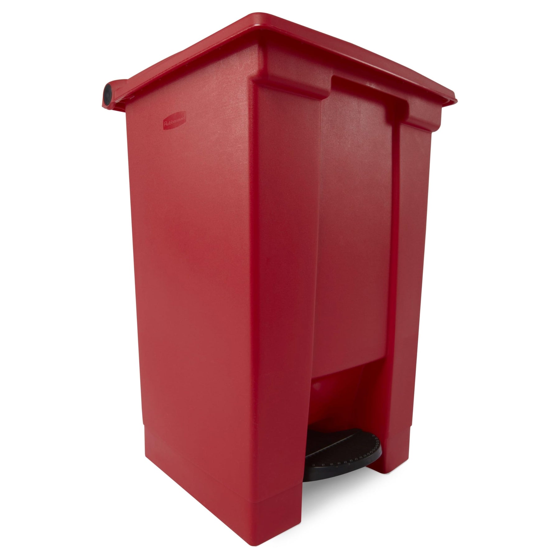 Rubbermaid Commercial Products Legacy Step-On Trash Can/Container, 12-Gallon, Red, Hands-Free Sanitary Use Garbage Can for Medical Waste in Hospitals/Lab/Emergency/Patient Rooms view 2