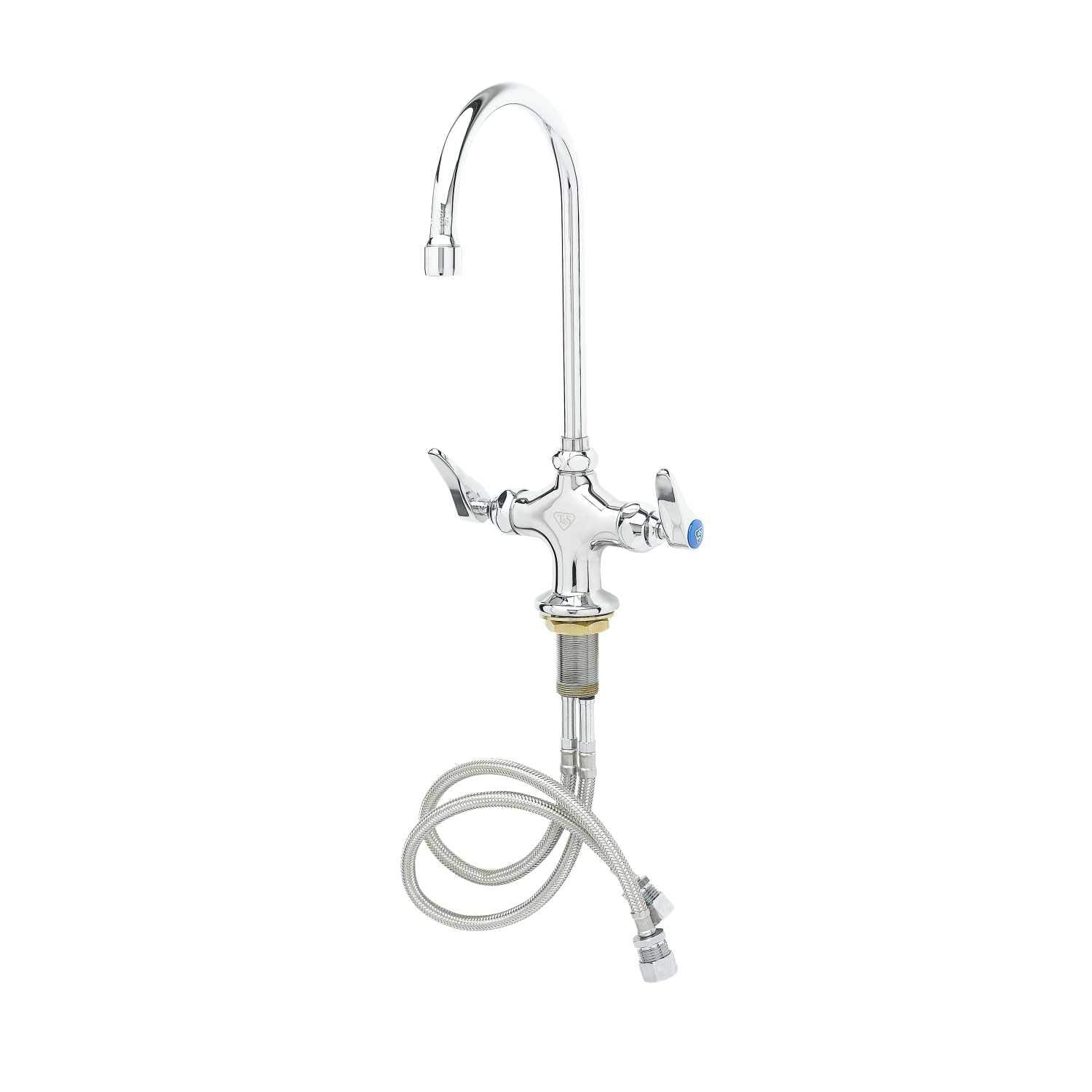 T&S Brass B-0300 Double Pantry Commercial Faucet, Chrome