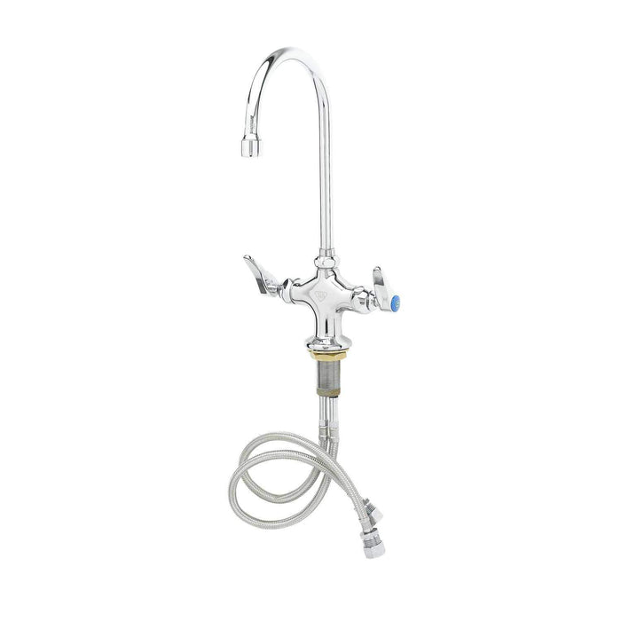 T&S Brass B-0300 Double Pantry Commercial Faucet, Chrome