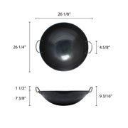 Thunder Group Curved Rim Wok, 24-Inch view 2