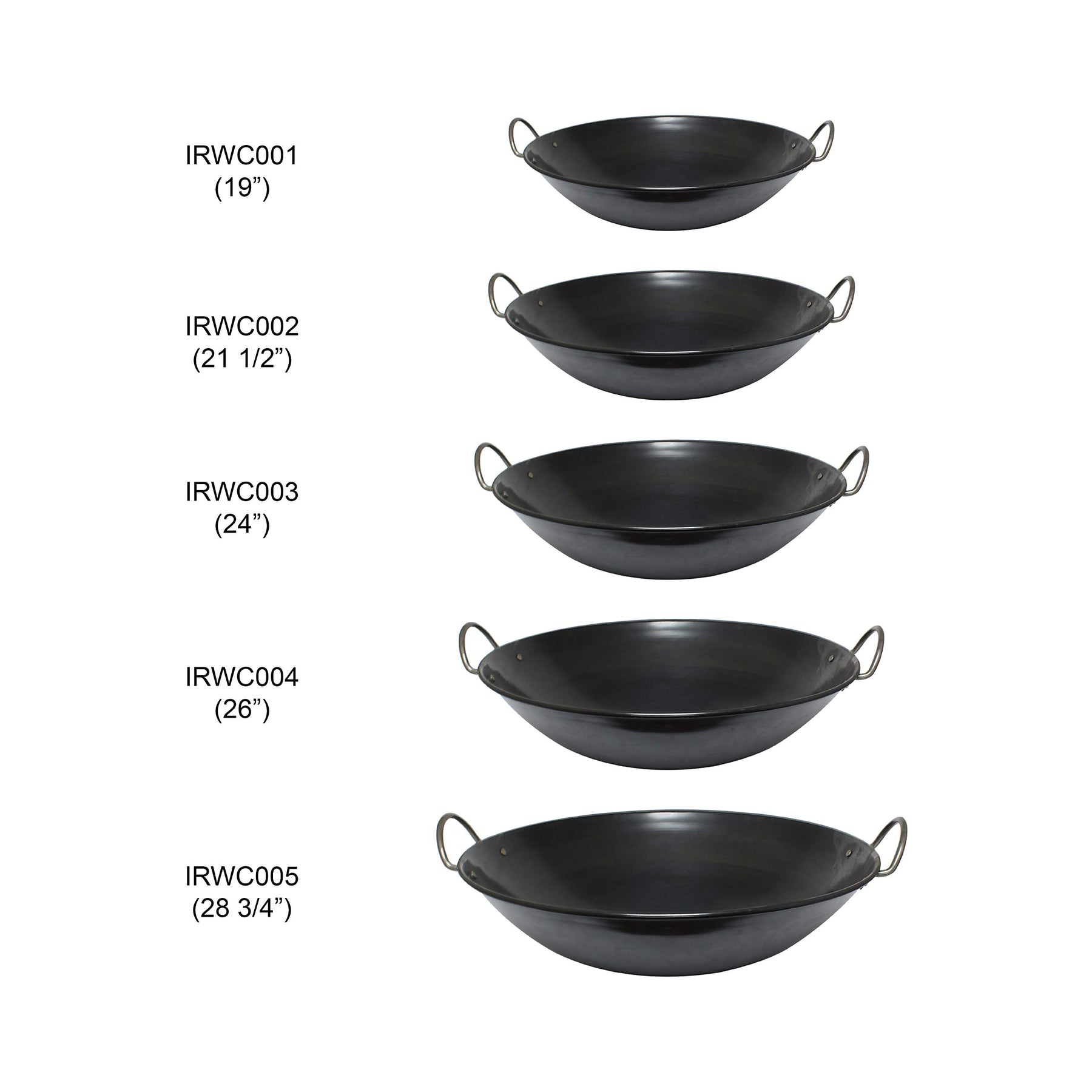 Thunder Group Curved Rim Wok, 21-1/2-Inch view 3