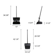 Thunder Group 13 inch lobby dust pan with windbreak cover, comes in each view 2