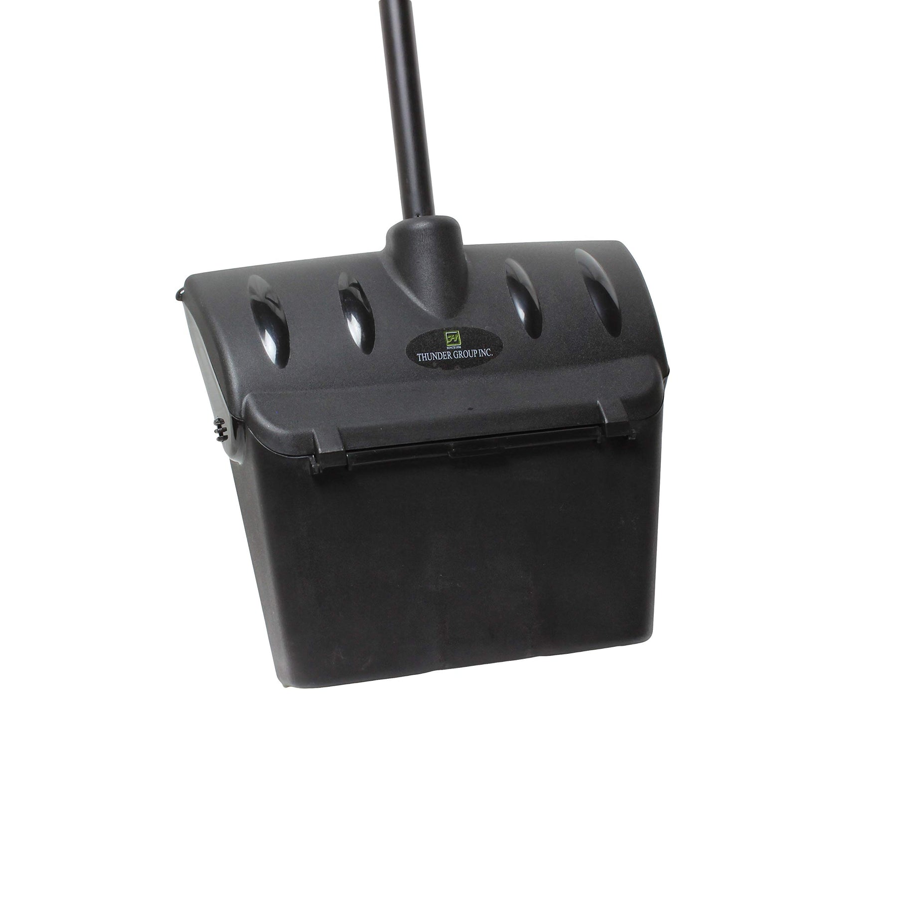 Thunder Group 13 inch lobby dust pan with windbreak cover, comes in each view 3