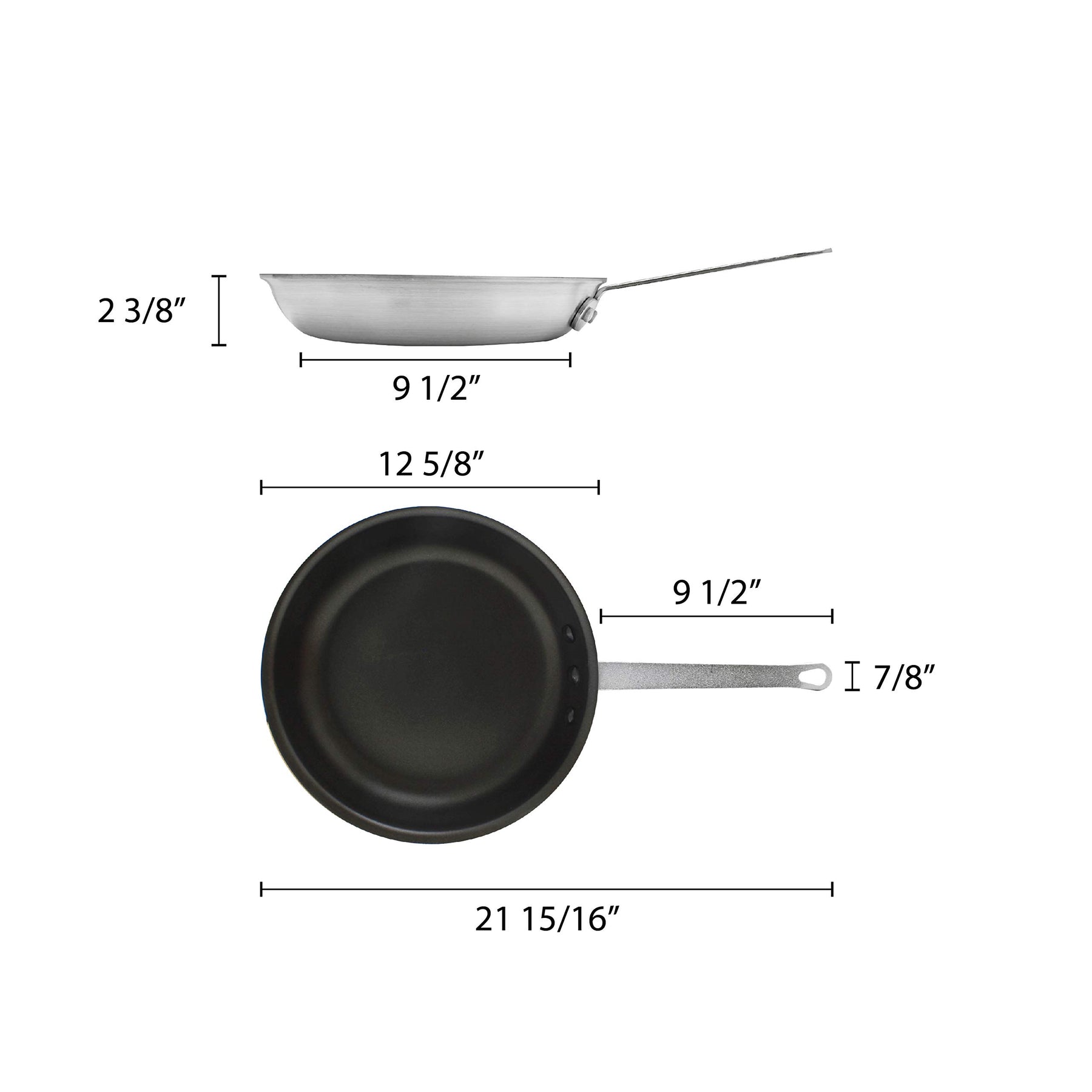Thunder Group 12 Inch Aluminum Nonstick Fry Pan view 2