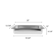 Thunder Group SLRCF111 Chafer Water Pan Dripless For Full Size 8 Qt. Chafers view 2