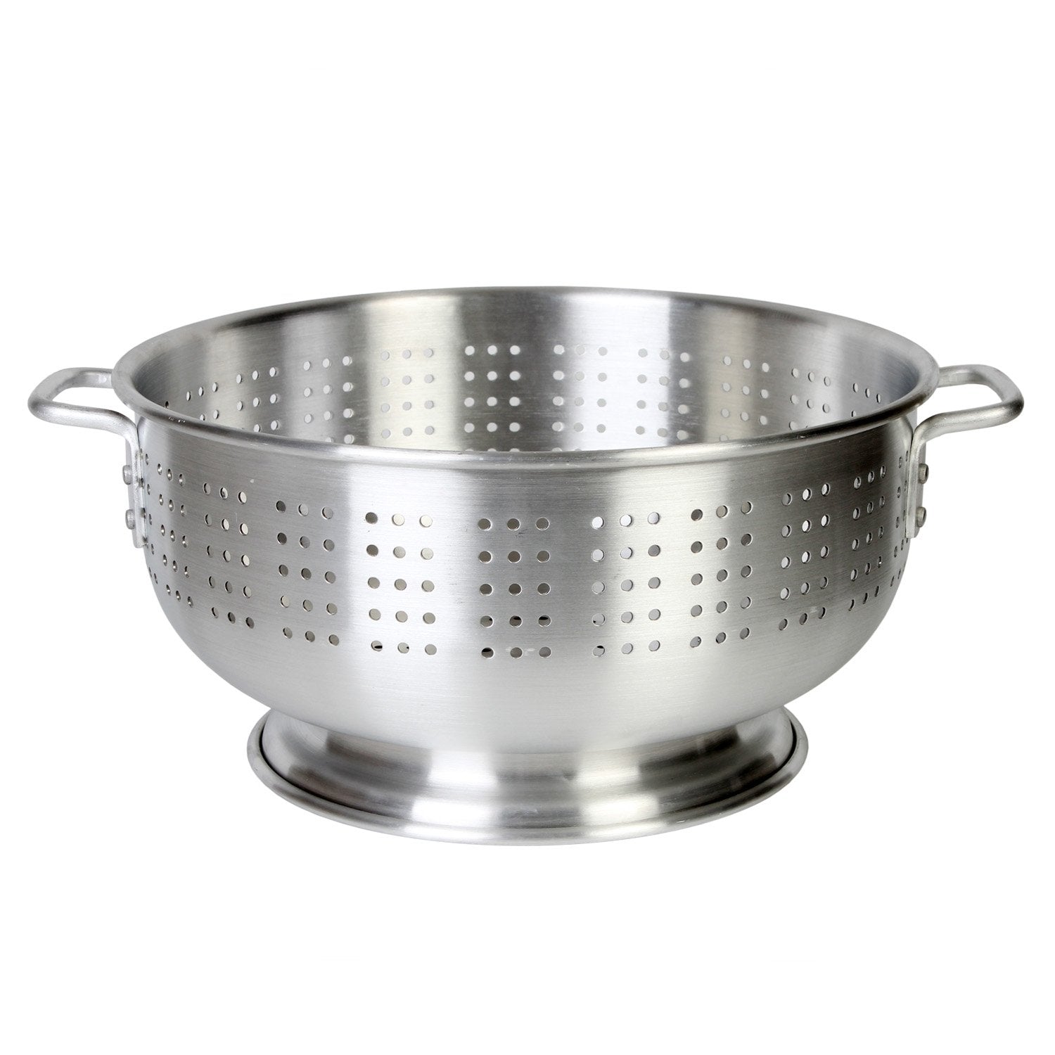 Thunder Group Aluminum Colander with Handle, 16-Quart
