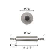Thunder Group Aluminum rolling pin 15 inch, comes in each view 2