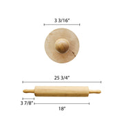 Thunder Group Wooden Rolling Pin view 2